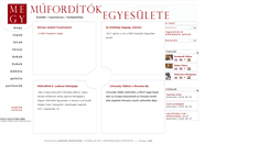 Desktop Screenshot of muforditok.hu